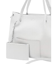ARMANI EXCHANGE MILA Geantă de m&acirc;nă, cu curea de umăr aproape alb - Genți femei - 4