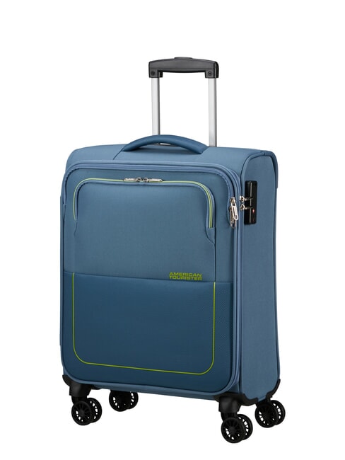 AIR WAVE Cărucior pentru bagaje de m&acirc;nă coronet blue/lime - Bagaje de m&acirc;nă