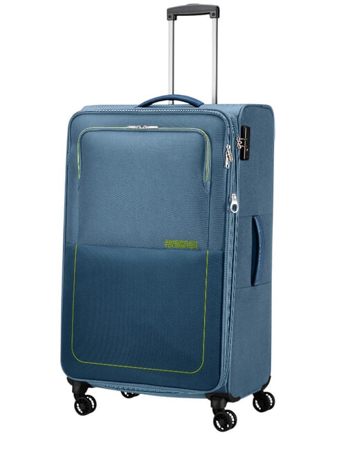 AIR WAVE Cărucior mare coronet blue/lime - Trolere semirigide