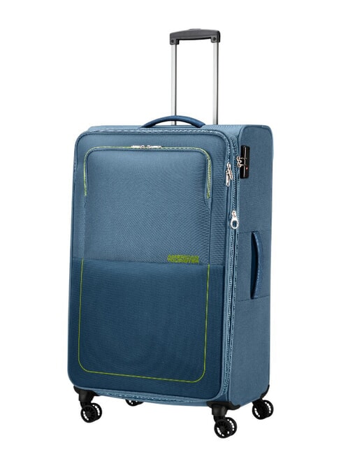 AIR WAVE Cărucior mediu, extensibil coronet blue/lime - Trolere semirigide