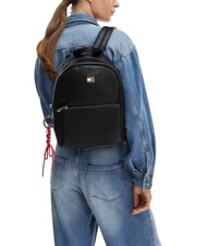 TOMMY HILFIGER TJ CITY CHARM Rucsac pentru femei negru - Genți femei - 5