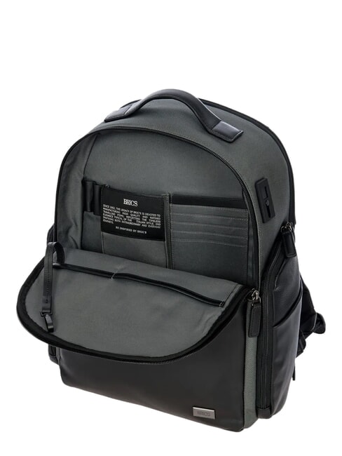 Rucsac BRIC MONZA, suport pentru computer de 15 " gri/negru - Rucsacuri pentru laptop
