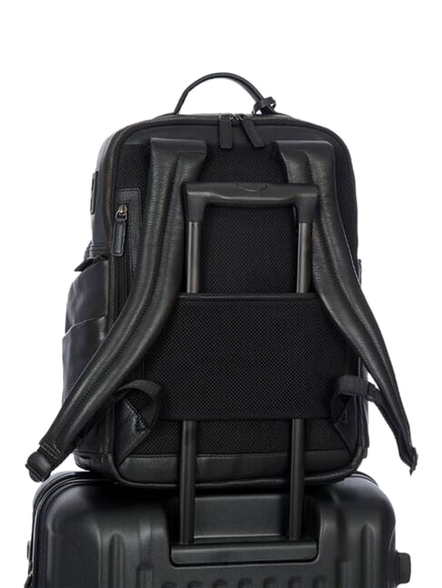 TORINO Rucsac pentru laptop de 15,6" din piele negru - Rucsacuri pentru laptop