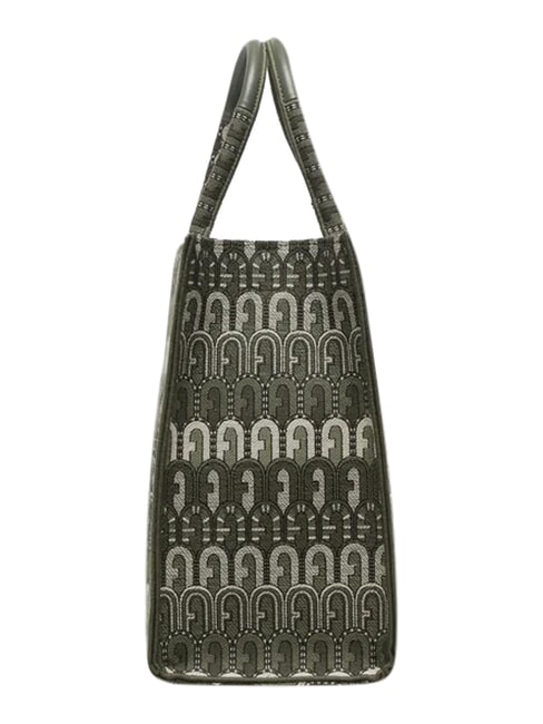 OPPORTUNITY L Geantă tote jacquard reciclată tonuri de cactus - Genți femei