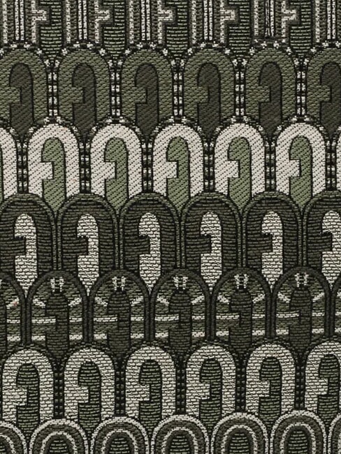 OPPORTUNITY L Geantă tote jacquard reciclată tonuri de cactus - Genți femei