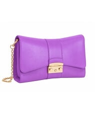 FURLA METROPOLIS Geanta de umar din piele violet - Genți femei - 3
