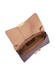 FURLA METROPOLIS Geanta de umar din piele violet - Genți femei - 4