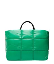 FURLA OPPORTUNITY Geantă tote din material strălucitor verde joker - Genți femei - 3