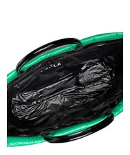 FURLA OPPORTUNITY Geantă tote din material strălucitor verde joker - Genți femei - 5