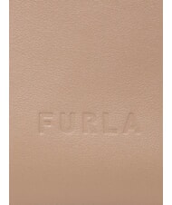 FURLA MIASTELLA Geantă mică din piele greige - Genți femei - 6