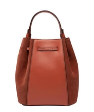 FURLA MIASTELLA Geantă tip găleată, de m&acirc;nă, din piele - Genți femei