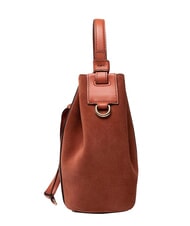 FURLA MIASTELLA Geantă tip găleată, de m&acirc;nă, din piele scorţişoară - Genți femei - 3