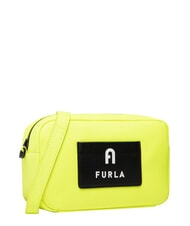 FURLA IRIS Geantă mini, cu curea de umăr galben fluorescent + negru - Genți femei - 5