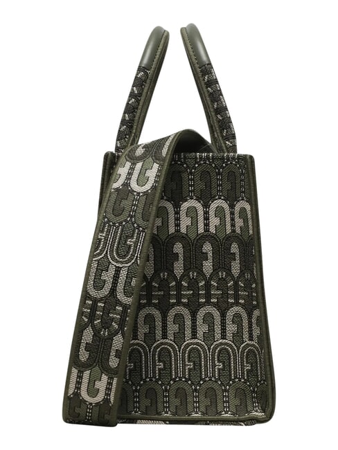 OPPORTUNITY S Geantă tote jacquard reciclată tonuri de cactus - Genți femei