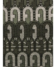 FURLA OPPORTUNITY S Geantă tote jacquard reciclată tonuri de cactus - Genți femei - 4