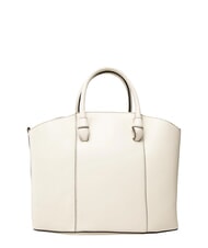 FURLA MIASTELLA Geantă de m&acirc;nă cu curea de umăr bumbac alb - Genți femei - 3