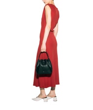 FURLA ATENA Geantă mini tip găleată cu curea de umăr negru - Genți femei - 3