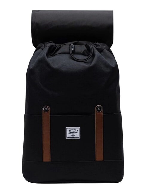 RETREAT SMALL Rucsac pentru laptop de 13". BLACK - Rucsacuri pentru școală și timp liber