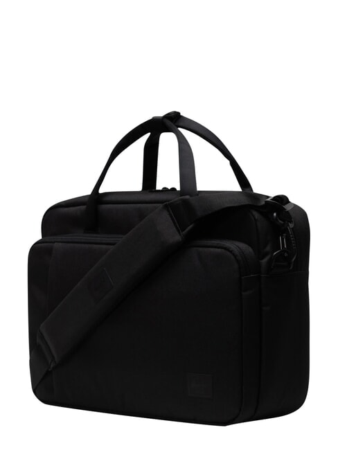 GIBSON Geantă messenger pentru PC, din material textil BLACK - Serviete birou