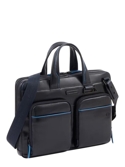 B2 REVAMP Servieta pentru laptop de 14", din piele albastru - Serviete birou