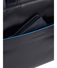 PIQUADRO B2 REVAMP Servieta pentru laptop de 14", din piele albastru - Serviete birou - 6