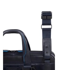 PIQUADRO B2 REVAMP Servieta pentru laptop de 14", din piele albastru - Serviete birou - 7