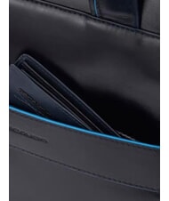 PIQUADRO B2 REVAMP Servieta pentru laptop de 14", din piele albastru - Serviete birou - 8