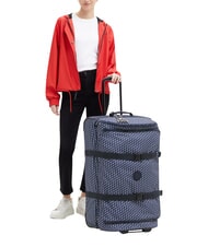 KIPLING AVIANA L Cărucior de dimensiuni mari Albastru 3D K - Trolere semirigide - 3