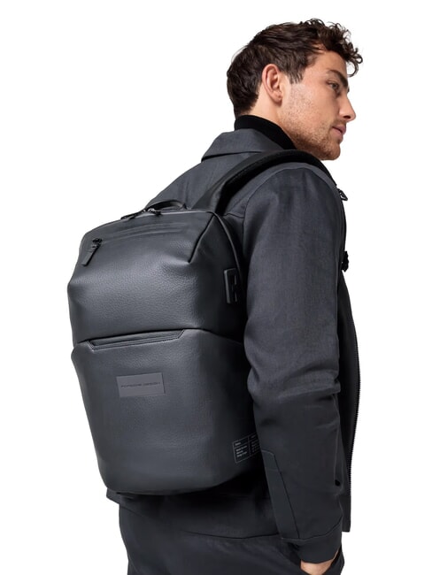 URBAN ECO LEATHER Rucsac pentru laptop de 13" negru - Rucsacuri pentru laptop