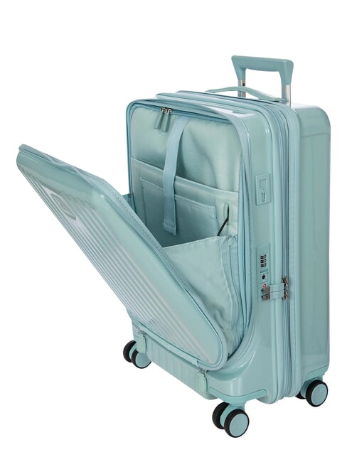 POSITANO Cărucior extensibil de dimensiuni medii albastru deschis - Trolere rigide