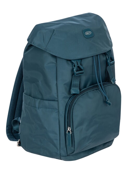 POSITANO Rucsac cu buzunar pentru laptop teal - Rucsacuri pentru școală și timp liber