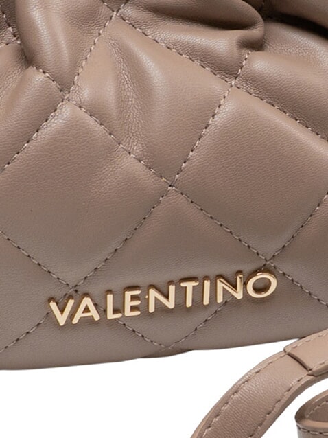 OCARINA Geantă clutch matlasată cu curea de umăr taupe - Genți femei