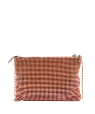 MARIO VALENTINO NABILAH Geantă clutch cu strasuri și curea de umăr trandafir - Genți femei - 3