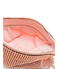 MARIO VALENTINO NABILAH Geantă clutch cu strasuri și curea de umăr trandafir - Genți femei - 4