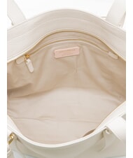COCCINELLE MALORY  Shopper pe umar, din piele alb - Genți femei - 4
