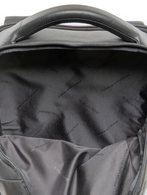 AKRON Rucsac din piele negru - Rucsacuri pentru laptop