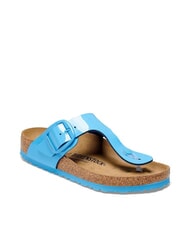 BIRKENSTOCK GIZEH BIG BUCKLE Sandale albastru deschis patentat - Pantofi femei - 2