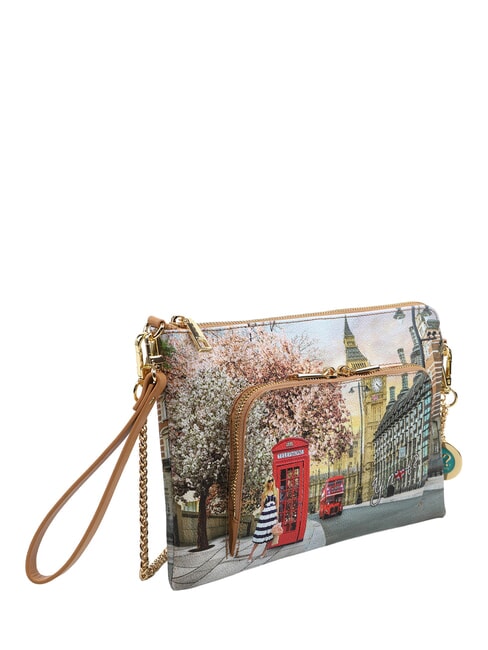 YESBAG Geantă de umăr tip clutch cu buzunar Trandafir englezesc - Genți femei