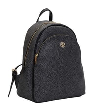 YNOT LUX Rucsac rotund cu buzunar BLACK - Genți femei - 2