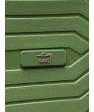 LESAC PEGASUS Cărucior pentru bagaje de m&acirc;nă verde pădure - Bagaje de m&acirc;nă - 4