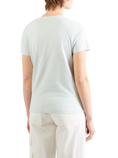 STUDS SCRIPT Tricou cu m&acirc;necă scurtă teal cețos - tricou