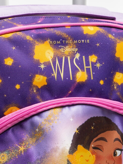 WISH STRONG HEART Rucsac cu troler VIOLA - Rucsacuri cu role