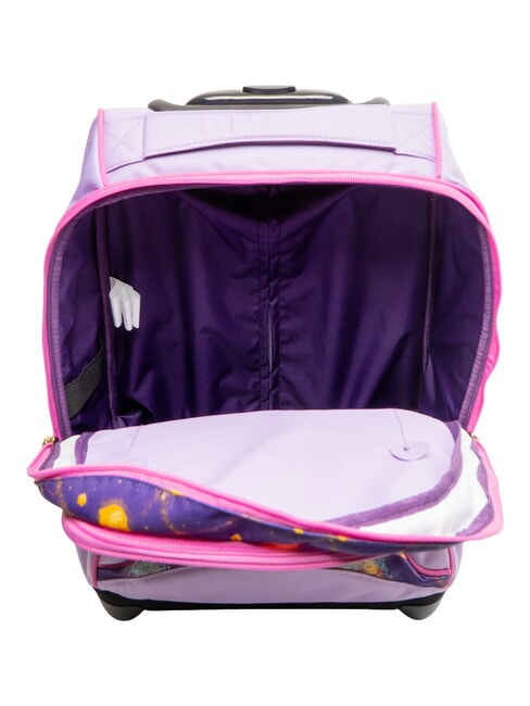 WISH STRONG HEART Rucsac cu troler VIOLA - Rucsacuri cu role