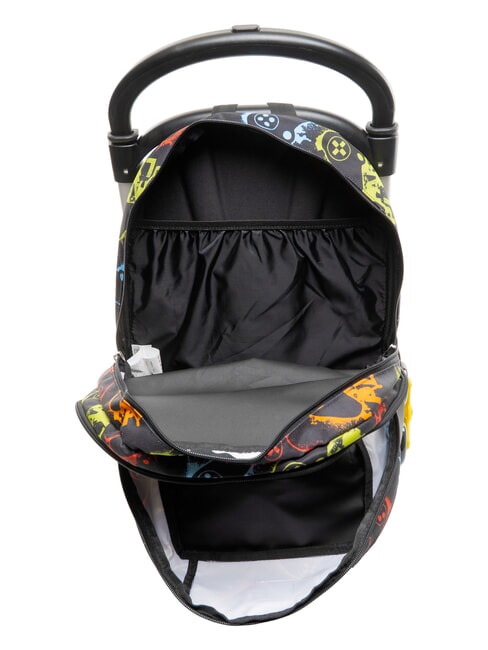 FLASHY SIGN Rucsac cu troler negru - Rucsacuri cu role