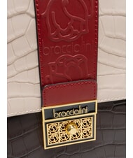BRACCIALINI ALICIA Geantă de m&acirc;nă, piele multicolor/prună - Genți femei - 3