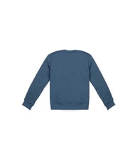 NORTH SAILS ROUND LOGO Hanorac cu guler rotund din bumbac denim &icirc;nchis la culoare - hanorace - 3