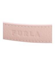FURLA CAMPIONARIO - GIOVE Curea de umăr cu logo, din piele zori+negru - Accesorii pentru genti - 3