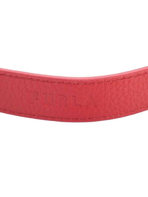 CAMPIONARIO - GIOVE Curea de umăr cu logo, din piele Roșu venețian + negru - Accesorii pentru genti