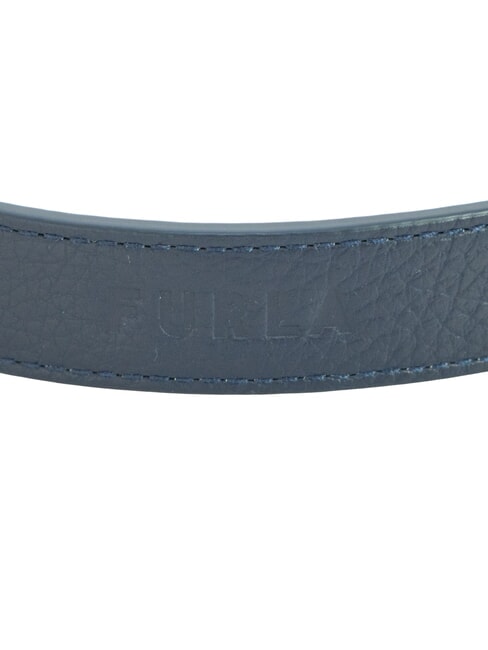 CAMPIONARIO - GIOVE Curea de umăr cu logo, din piele Mediteranean+negru - Accesorii pentru genti