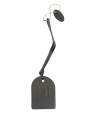 FURLA CAMPIONARIO - GIOVE Etichetă de nume din piele negru - Accesorii de călătorie - 3